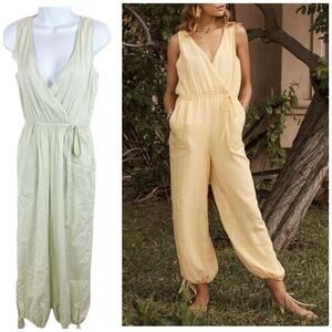 Sage the Label Las Palmas Striped Jumpsuit XS